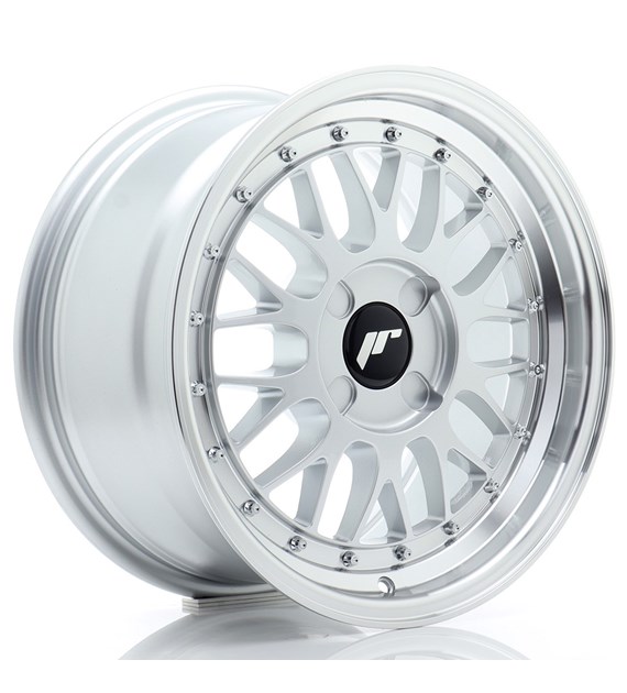 JR Wheels JR23 16x8 ET20-45 4H BLANK Hyper Silver w/Machined Lip