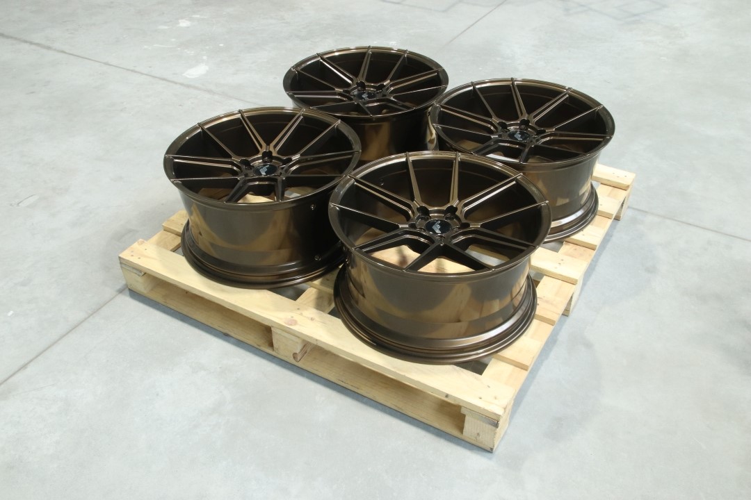 Set of JR30 20x10 ET40 5x112 Gloss Bronze