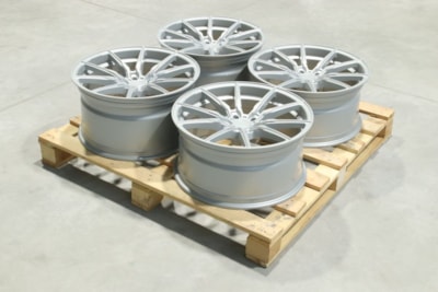 Set of CVR4 20x9,5 ET22 + 20x10,5 ET35 5x120 Matt Silver