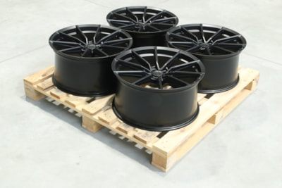 Set of SL02 20x10 ET30 5x112 Matt Black