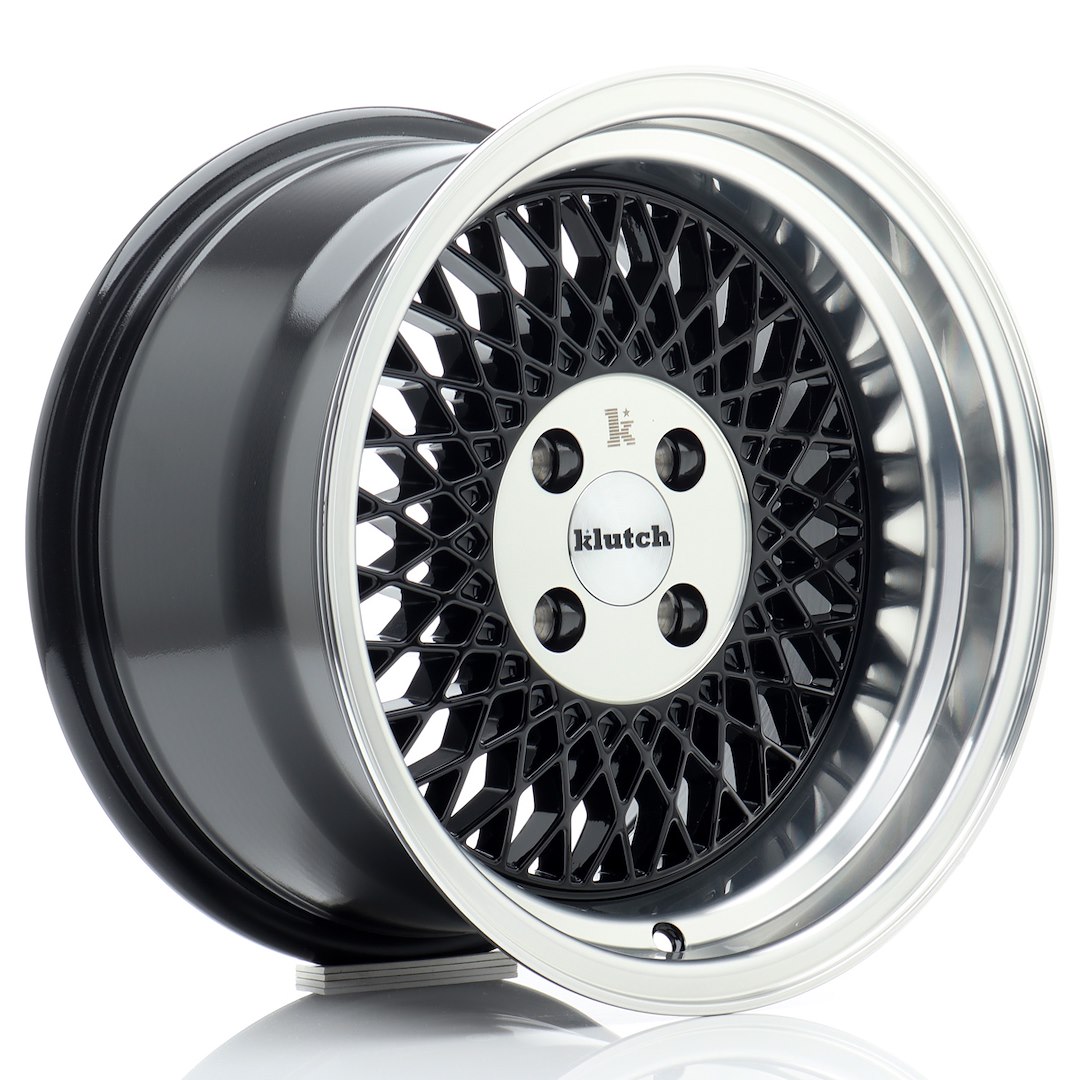 R15 x 8.5 4x100 ET17 CB67.1 Klutch Wheels SL1 Black