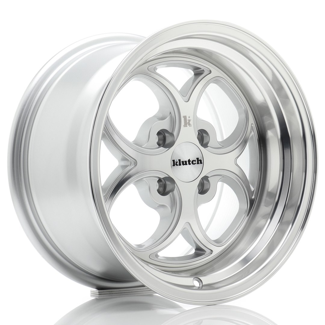R16 x 8 4x100 ET10 CB67.1 Klutch Wheels SL2 Silver