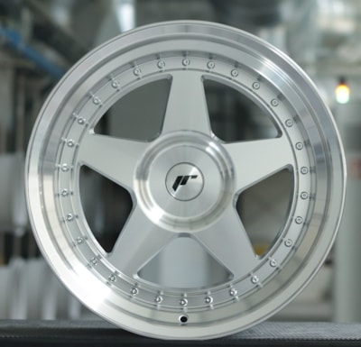 JR Wheels JR6 18x10 Silver Machined Face