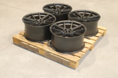 Set of JR30 20x10 ET35 + 20x10,5 ET45 5x114,3 Matt Graphite