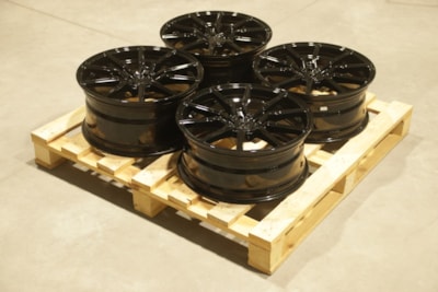 Set of CVR4 19x8 ET26 + 19x9 ET41 5x112 Platinum Black