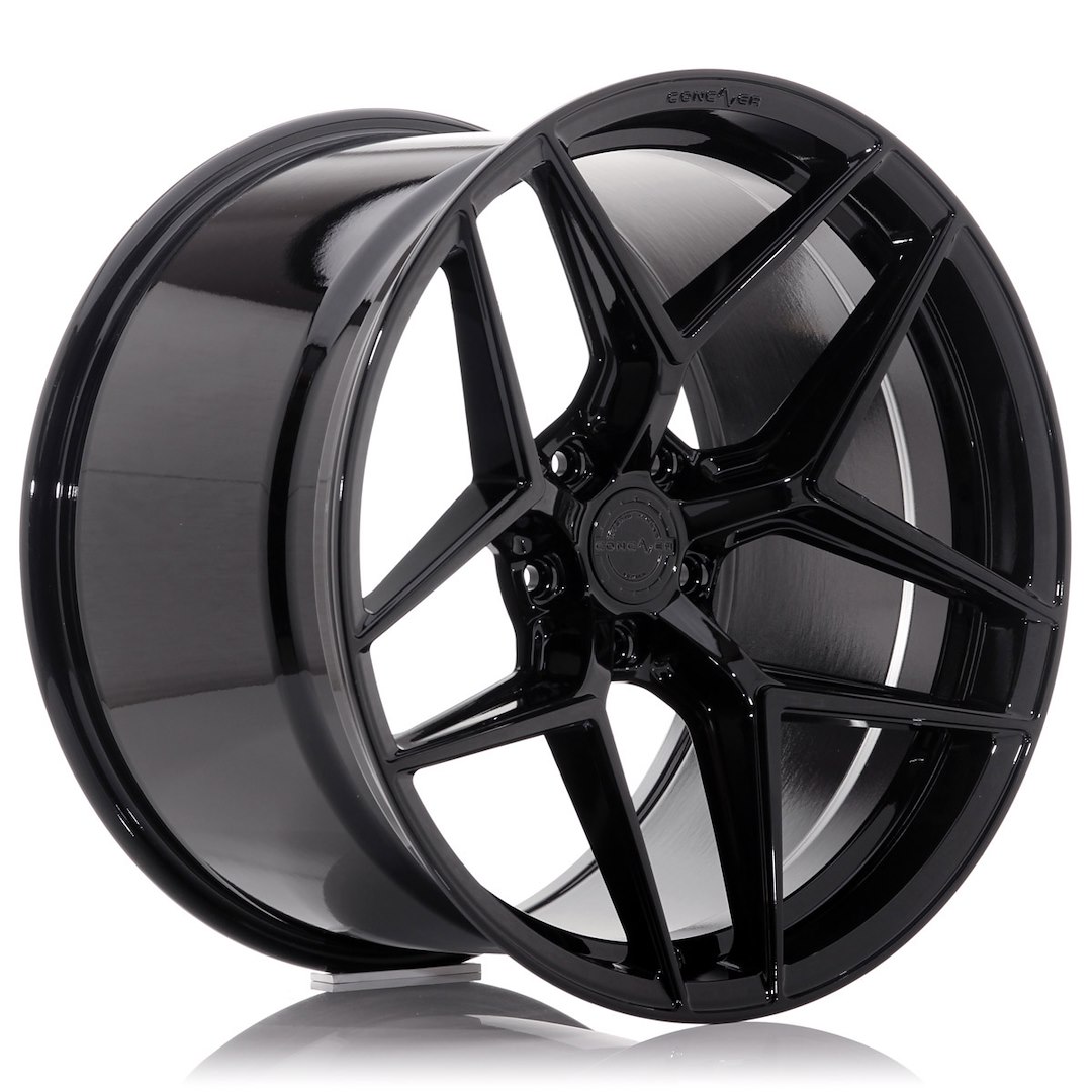 R21 x 9.5 5x112 ET22 CB74.1 Concaver CVR2 Platinum Black