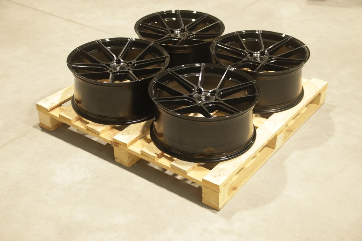 R20 x 9 5x130 ET29 CB72.6 JR Wheels Complete Sets Black