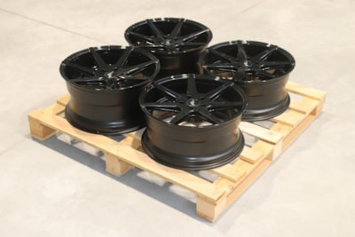 Set of JR20 19x8,5 ET25 + 19x9,5 ET35 5x114,3 Gloss Black