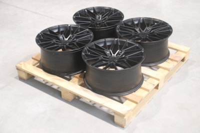 Set of JR38 19x9 ET20 5x112 Matt Black