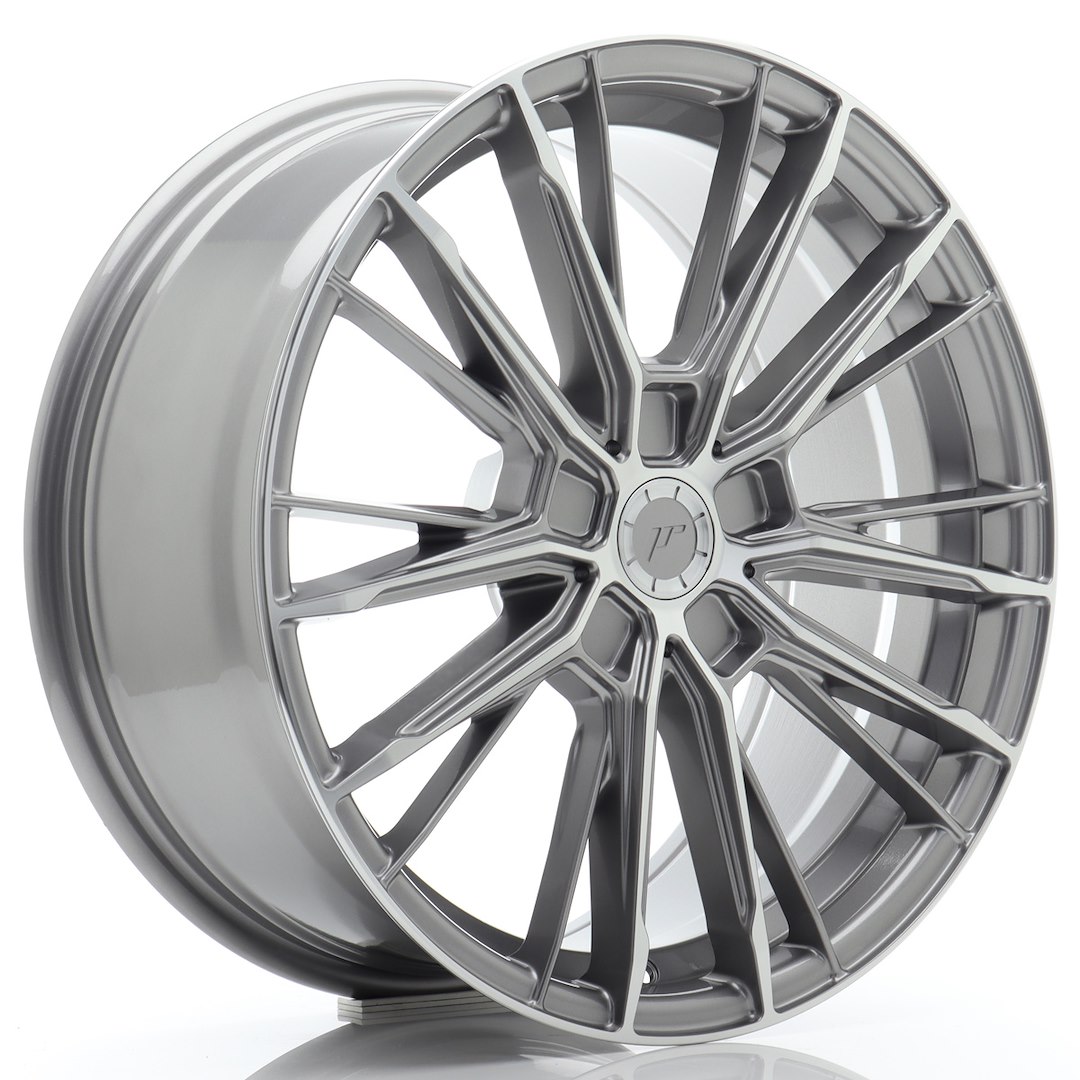 JR Wheels JR52 18x8 ET20-45 5H BLANK Titanium Machined Face – tootefoto