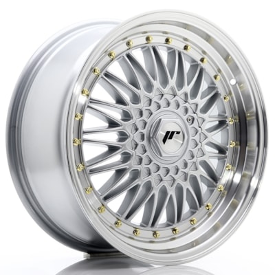 JR Wheels JR9 18x8 ET35 5x108/112 Silver w/ Machined Lip