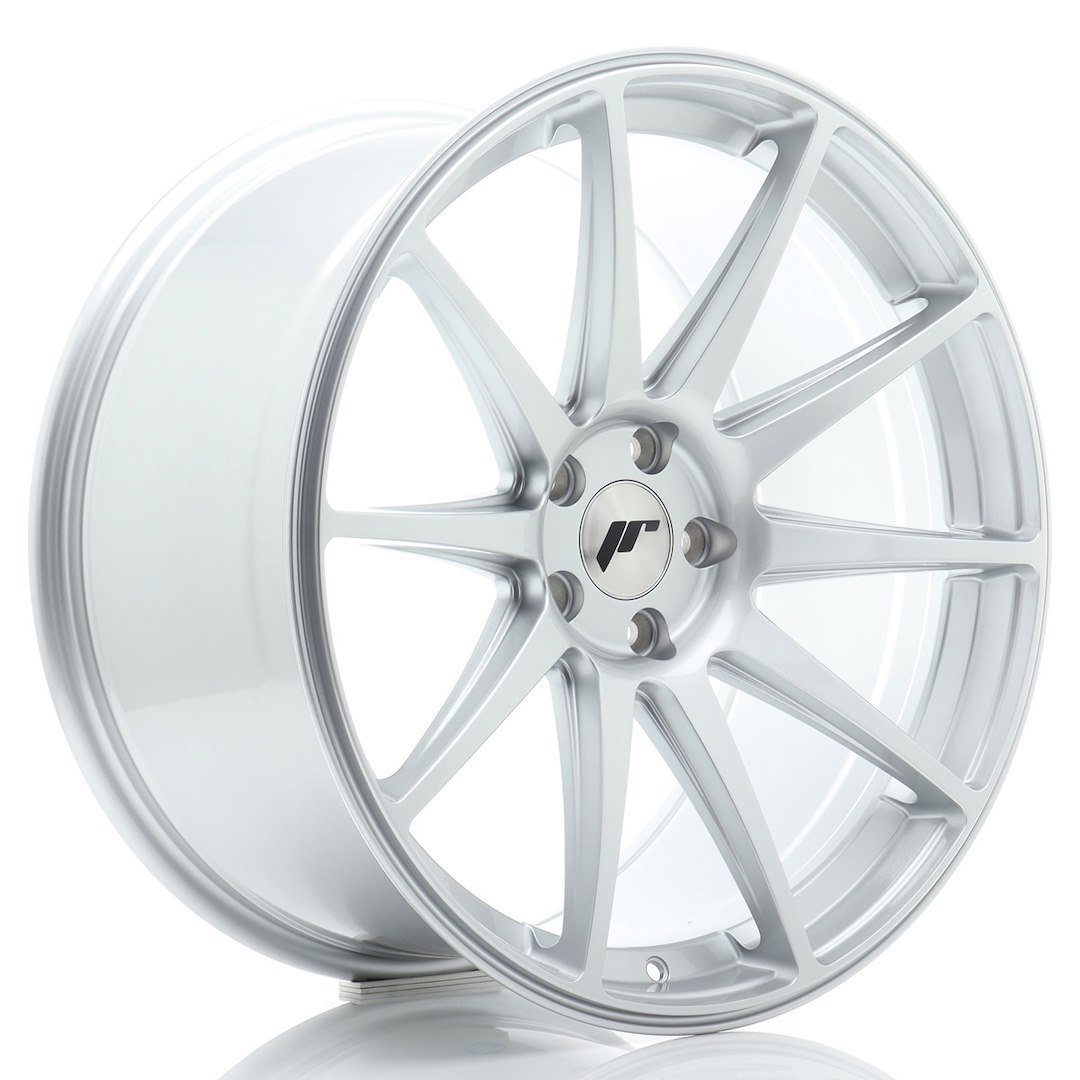 JAPAN RACING JR WHEELS JR11 20X10 ET30 5X112 HYPER SILVER
